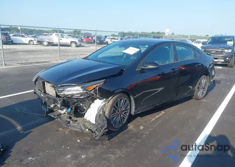 2022 Kia Forte Gt из США, поврежденный, VIN 3KPF44AC5NE494515